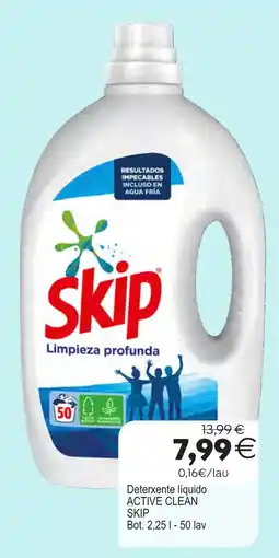 Supermercados Aquí Skip limpieza profunda oferta