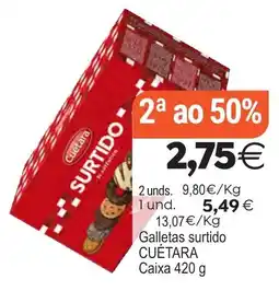 Supermercados Aquí Cuétara galletas surtido oferta