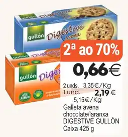 Supermercados Aquí Digestive Gullón oferta