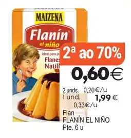 Supermercados Aquí Maizena Flanín el niño oferta
