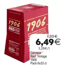 Supermercados Aquí 1906 Red Vintage oferta