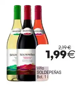 Supermercados Aquí Viño SOLDEPEÑAS oferta