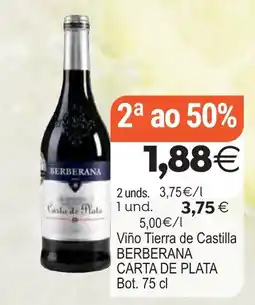 Supermercados Aquí Berberana carta de plata oferta