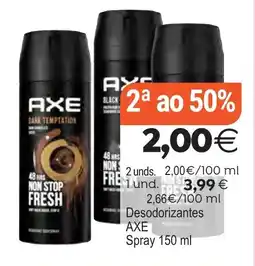 Supermercados Aquí axe desodorantes spray oferta