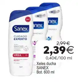 Supermercados Aquí Sanex xehes ducha oferta