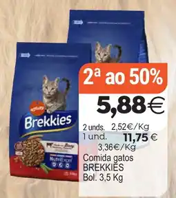 Supermercados Aquí Brekkies Comida gatos oferta