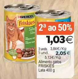 Supermercados Aquí Friskies Sals Sals oferta