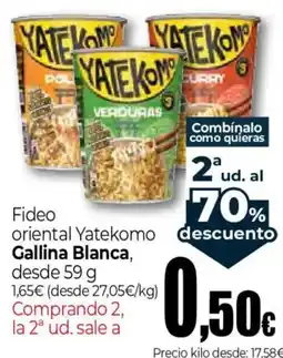 Unide Market Yatekomo fideo oriental oferta