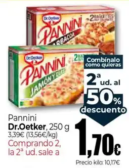Unide Market Pannini jamón y queso oferta
