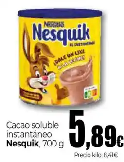 Unide Market Nesquik cacao soluble instantáneo oferta