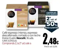 Unide Market Nescafé Dolce Gusto espresso intenso oferta