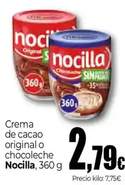 Unide Market Nocilla crema de cacao original o chocoleche oferta