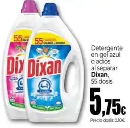Unide Market Dixan detergente en gel azul oferta