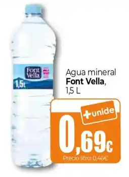 Unide Market Agua mineral Font Vella oferta