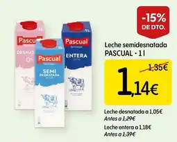 Dialprix Pascual leche semidesnatada oferta