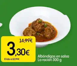 Dialprix Albóndigas en salsa oferta