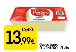 Dialprix El Ventero queso barra oferta