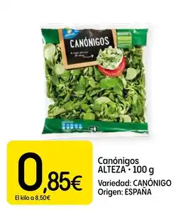 Dialprix Alteza canónigos oferta