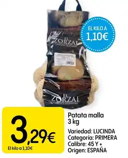 Dialprix El zorzal patata malla oferta