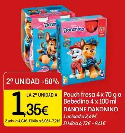 Dialprix Danonino Pouch fresa oferta