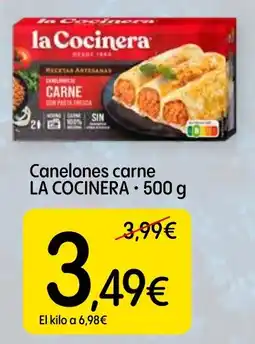 Dialprix la Cocinera canelones carne oferta