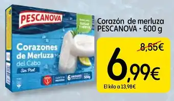 Dialprix Pescanova corazones de merluza del cabo oferta