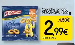 Dialprix Pescanova caprichos a la romana oferta