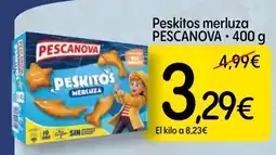 Dialprix Pescanova peskitos merluza oferta
