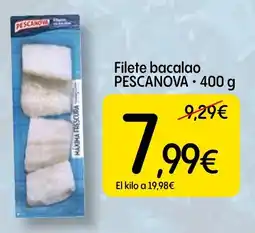 Dialprix Pescanova filete bacalao oferta