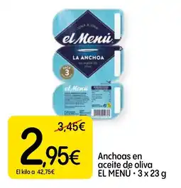 Dialprix El Menu anchoas en aceite de oliva oferta