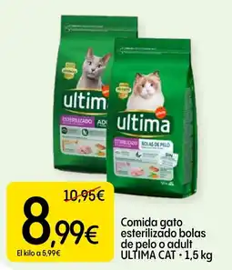 Dialprix ultima comida gato esterilizado bolas de pelo o adult oferta