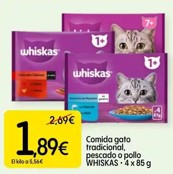 Whiskas comida gato tradicional