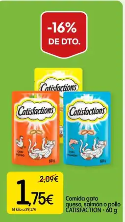 Dialprix Catisfactions comida gato oferta