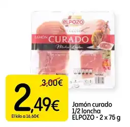 Dialprix Elpozo jamón curado oferta