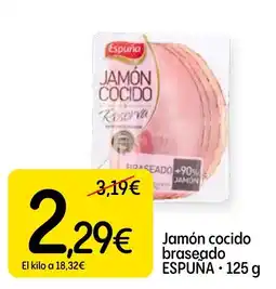 Dialprix Espuña jamón cocido braseado oferta