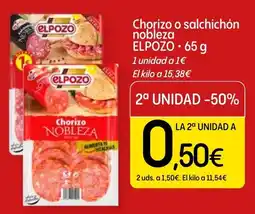 Dialprix Elpozo chorizo nobleza oferta