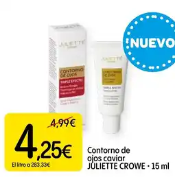 Dialprix JULIETTE CROWE contorno de ojos caviar oferta