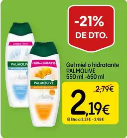 Dialprix Palmolive gel miel o hidratante oferta