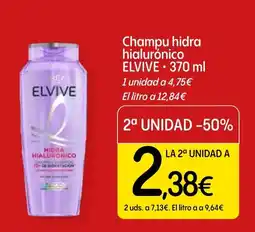 Dialprix Elvive champu hidra hialurónico oferta