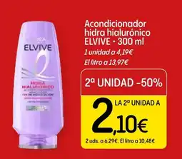 Dialprix L'Oréal Elvive acondicionador hidra hialurónico oferta
