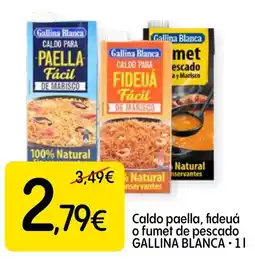Dialprix Gallina Blanca caldo paella fideuá o fumet de pescado oferta