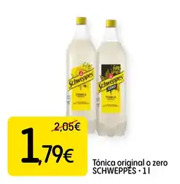 Dialprix Schweppes Tónica original o zero oferta
