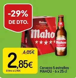 Dialprix Mahou cerveza 5 estrellas oferta