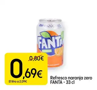 Fanta refresco naranja zero