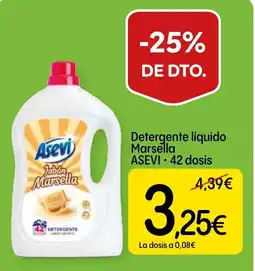 Dialprix Asevi detergente liquido marsella oferta