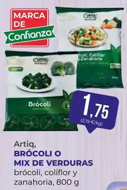 SPAR Gran Canaria Artiq brócoli o mix de verduras oferta