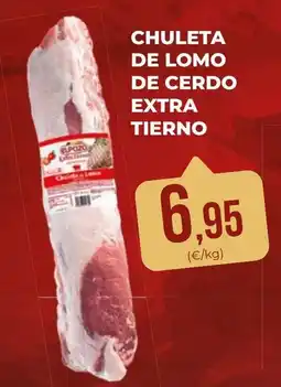 SPAR Gran Canaria Elpozo chuleta de lomo de cerdo extra tierno oferta