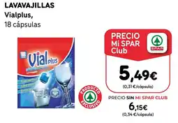 SPAR Gran Canaria Vialplus lavavajillas oferta