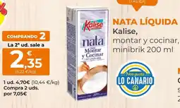 SPAR Gran Canaria Kalise nata líquida oferta