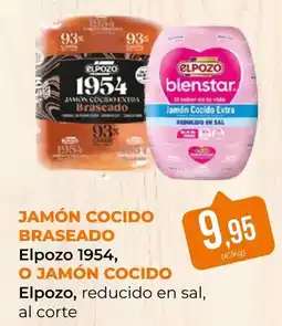 SPAR Gran Canaria Elpozo jamón cocido braseado o jamón cocido reducido en sal oferta